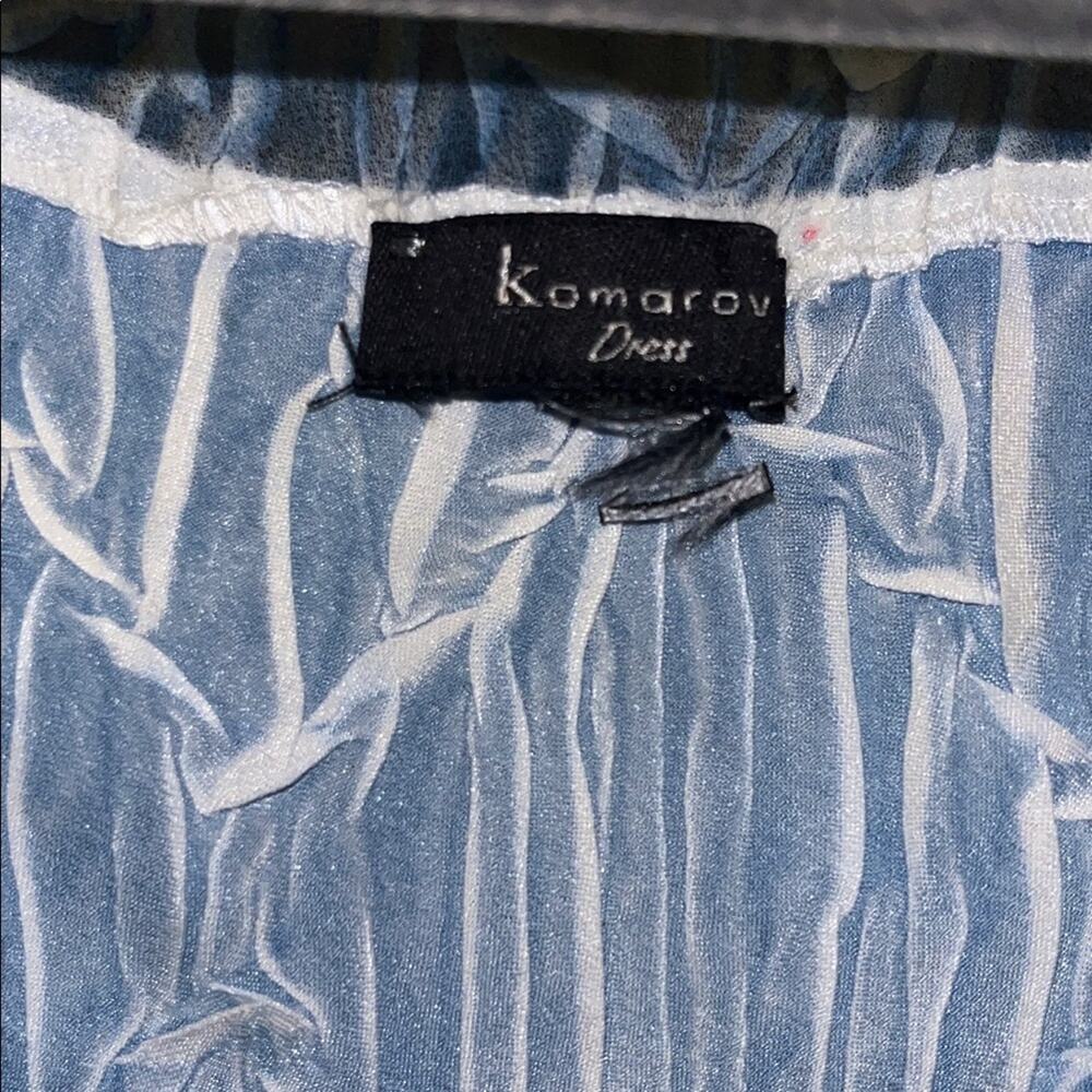 Komarov Blue and Gray Ombre Maxi Dress - Picture 2 of 4